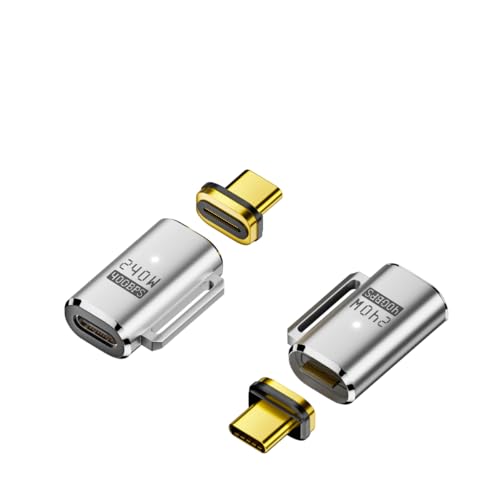 Verilux® USB C to USB 4.0 Adapter,240W C Male to Female Adapter Support 40 Gbps Data Transfer Verilux® USB C to USB 4.0 Adapter,240W C Male to Female Adapter Support 40 Gbps Data Transfer